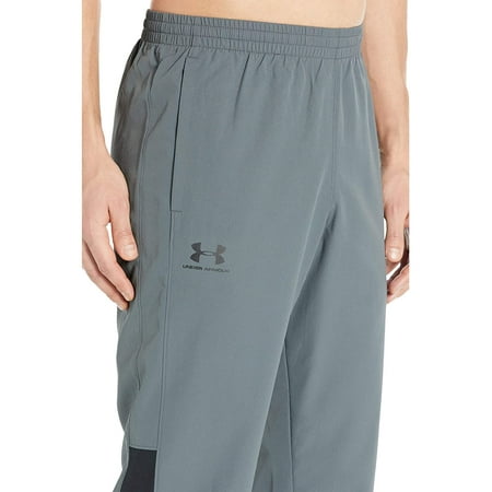 black Under Armour Men's Woven Pants Pitch Gray 012 black Under Armour Men's Woven Pants Pitch Gray 012